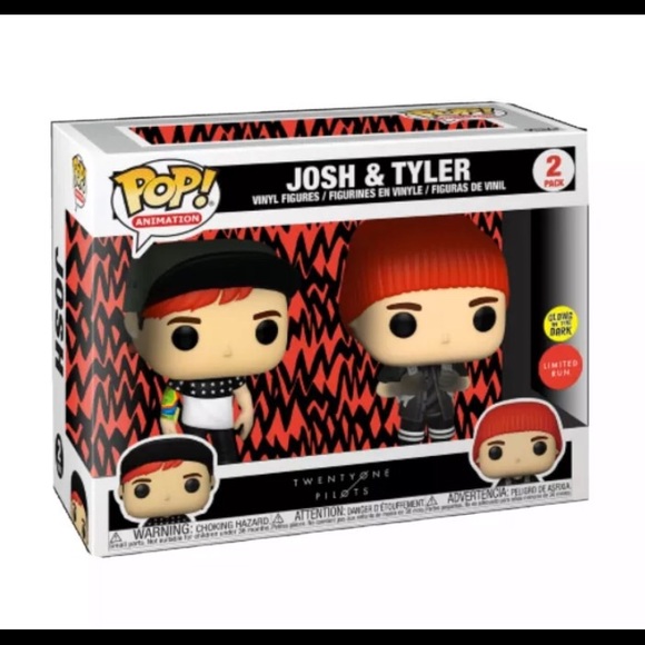 SOLD! TWENTY ONE PILOTS Funko Pop! Rocks: STRESSED OUT 2 PACK - Picture 1 of 7